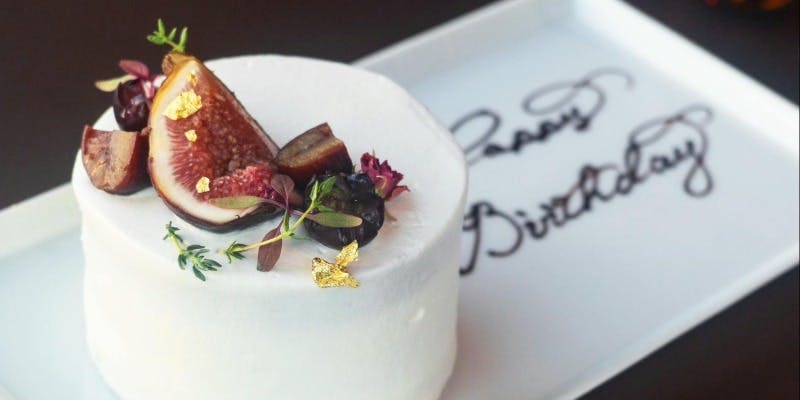 【Anniversary Special Plan】クレッシェンド＋記念日ケーキ（グラスシャンパン付）