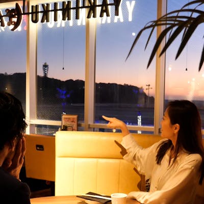 江の島とサンセットをみながらゆっくりと・・