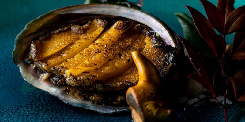 ランチタイム限定【鮑】コース 最高級A5ランク黒毛和牛と活け鮑を堪能 8品 【接待・記念日・誕生日】