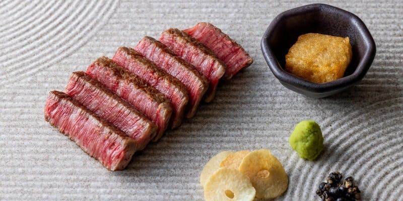 【和み】コース最高級A5ランク黒毛和牛と人気の和牛バーガー付きライトコース 9品（平日限定）