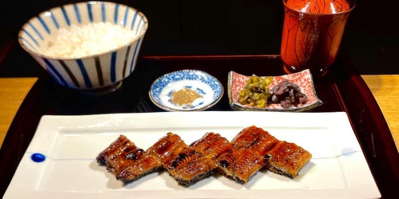 ランチ：【数量限定】国産うなぎ御膳 ハーフサイズ＋1ドリンク：WEB特典