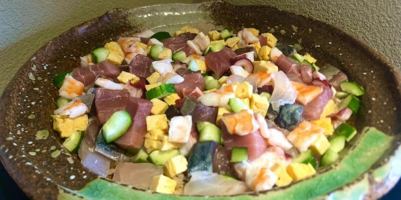 【2H飲み放題付】宴会コース：〆ばらちらし（テーブル席限定）＋2時間飲み放題（ラストオーダー30分前）