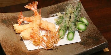 【椿】厳選食材を使用した大満足いただけるコース - 天ぷら すぎ村