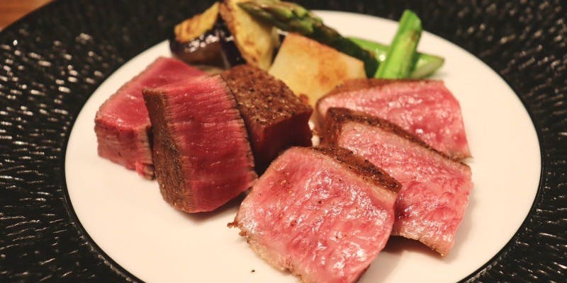 【椿コース】うにと山形牛、鮮魚の鉄板焼がご堪能いただけるコース