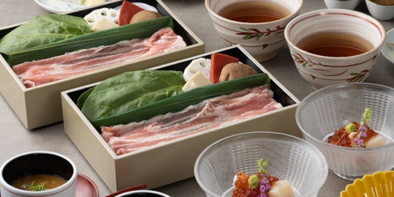 【お祝い会席】個別鍋出汁しゃぶ（万寿（ずわい蟹、和牛サーロイン、厳選豚肉）要予約※個室確約）