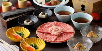 【個室】「肉乃華」咲くしゃぶしゃぶコース - 瓢喜 香水亭 六本木本店