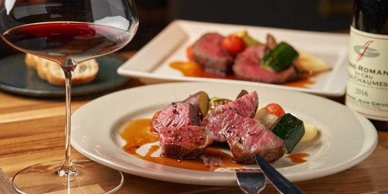 【Gastronomy Course 全7品】鮑の温前菜、雲丹パスタ、A5山形牛フィレステーキ トリュフソースなど