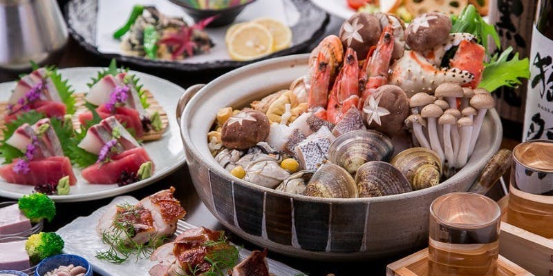 冬季限定【国産もつ鍋コース】全7品　2時間飲み放題付き5500円 ・3時間飲み放題付き6000円＋2時間飲み放題