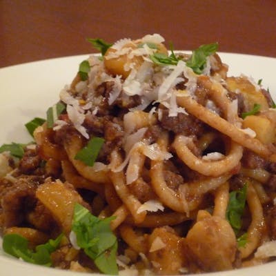 自家製手打ちパスタ“ビゴリ”