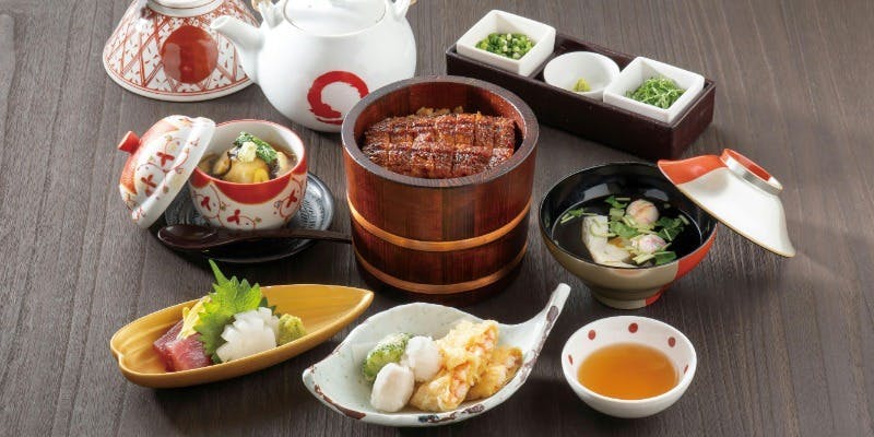 【冬のひつまぶし御膳】ミニひつまぶし、お刺身、揚げ物など（12/1～2/28）