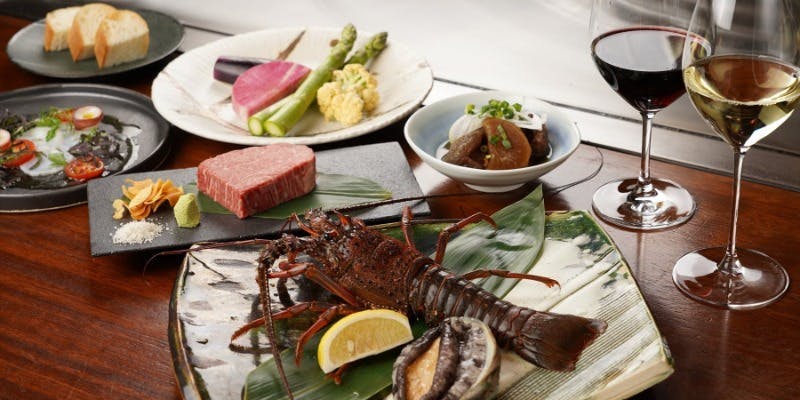 【Xmas2025】Xmasスペシャルコース　「鮑」や伊勢海老など贅沢な夜を…　全10品＋ツードリンクサービス