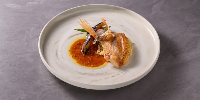 【ランチ】コースBright（会食などのお食事会や記念日に！肉と魚のWメイン　全6皿）＋メッセージ