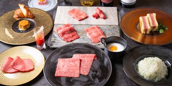 【INOUE Ginza　Course】自慢のいのうえロースなど極上の肉が楽しめるコース - 焼肉いのうえ 銀座店