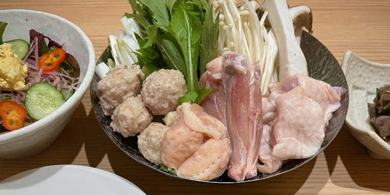 【要前日予約】今からの季節にピッタリな新しいコースが誕生！　　　　　　みつせ鶏の水炊きコース