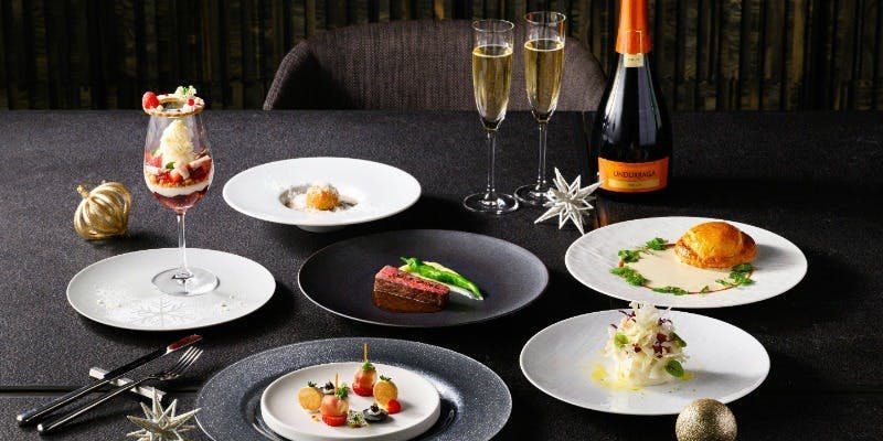 【Xmas2025】Christmas ディナーコース＋シャンパン1杯付き（22日・23日）