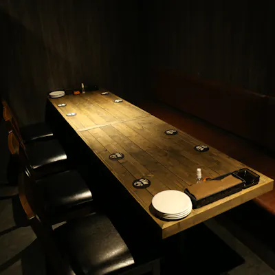 様々なテイストの個室をご用意