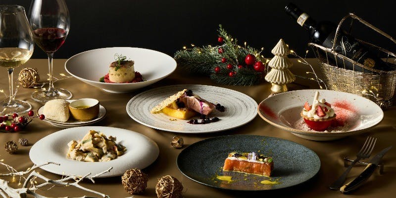 【Xmas】クリスマスの定番・七面鳥を使用したパスタを含む唯一無二の全5品