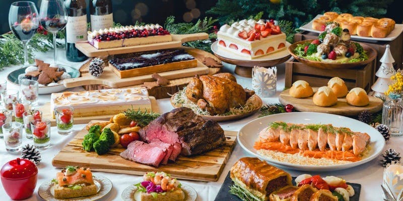 【Xmas2025】北欧クリスマスブッフェ＋滞在期間無制限（土日祝）