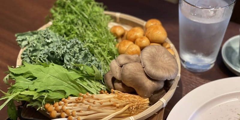 女子会コース　1日1組限定 ダチョウと河内鴨のミックスコース