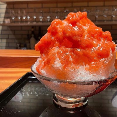 また吉の、かき氷。