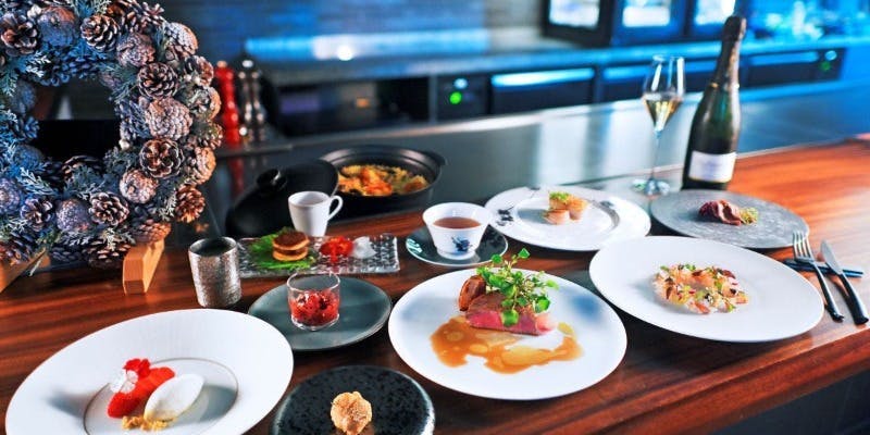 鉄板クリスマスディナーコース2025　年に一度の特別な時間を彩るにふさわしいスペシャルコース（鉄板焼き）