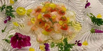 【天然真鯛と新鮮野菜】KIKUOスペシャルコース 全6品 - WineBar KIKUO