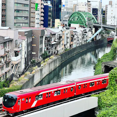 3線が交わる珍しい景色