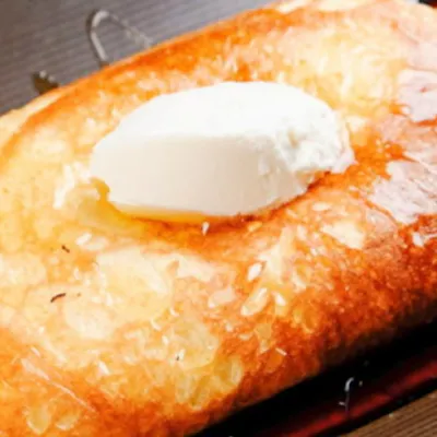 絶品「鉄板スフレオムレツ・トリュフ風味」