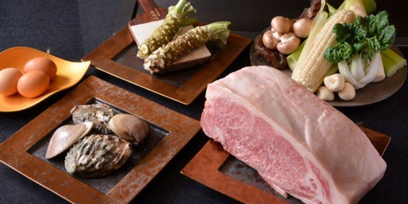 【魚介とステーキが味わえるライトなコース】全4品