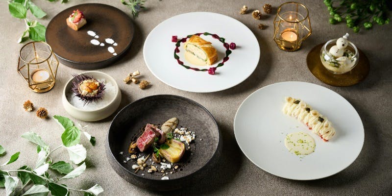 【Xmas2025】仙台牛やオマール海老、スペシャルディナーコース全6品（12/20・21）