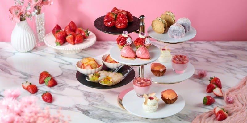 【7種いちごの食べ比べ】ストロベリーアフタヌーンティー
