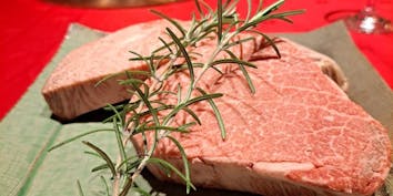 鉄板ステーキコース　【黒毛和牛のロース　120g】 - レストラン ピトレスク／6月の森オーベルジュ