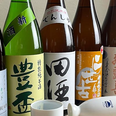 日本酒も豊富な品揃え