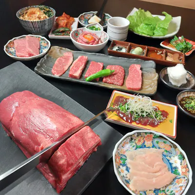贅沢なコースメニュー