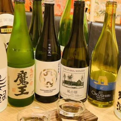 ネタと合うお酒で乾杯