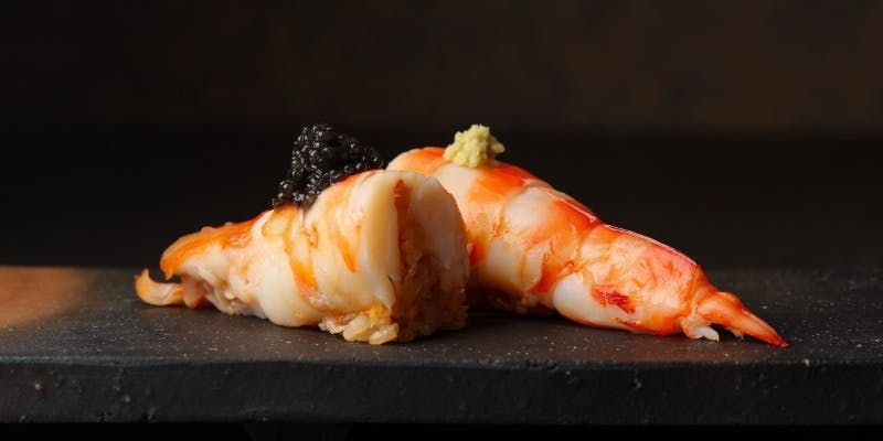 【寿司にぎり体験 飲み放題付き】 特上おまかせコース  和牛すきしゃぶと焼きタラバカニ付き