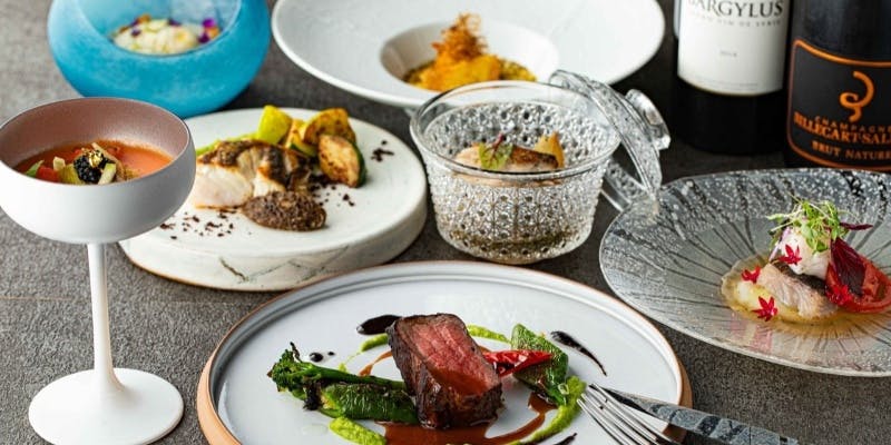 【Xmas2025 】若狭牛お任せディナーフルコース＋地酒3種ペアリング