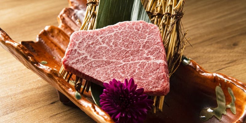 特選厚切りハラミとシャトーブリアンを含む【極コース】