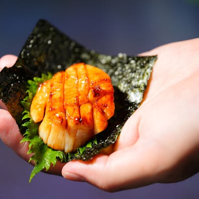 希少価値の高いネタ、赤酢、海苔