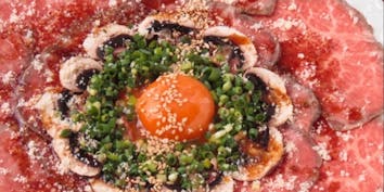  【肉寿司ユッケ贅沢ランチコース】 - 和牛焼肉EAGLERARE