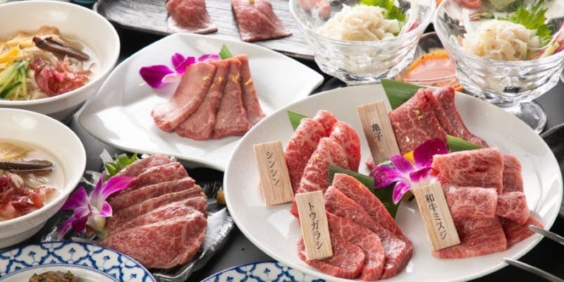 焼肉とみひさ 本店 極コース 【黒毛和牛まるごとを堪能】 ディナー