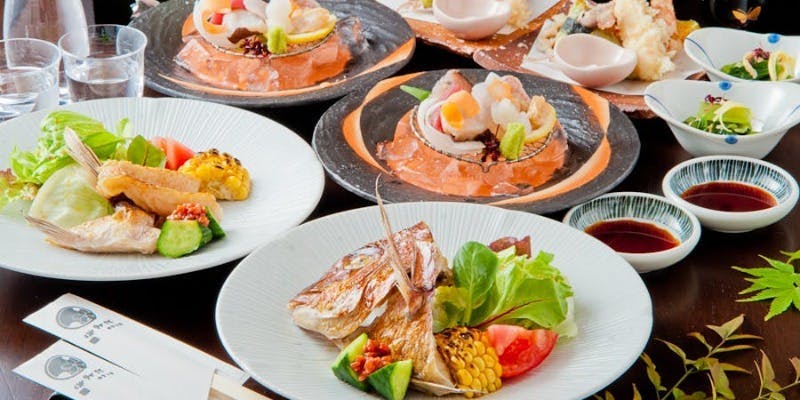 【顔合わせ季節限定コース】お祝い前菜5種、神戸牛クラシタ、祝い寿司3貫など全7品