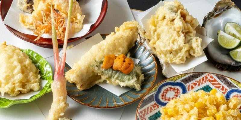 「天ぷら」コース（グレードコース「旬～しゅん～」）