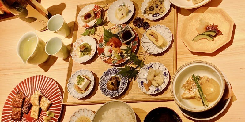 【ランチ限定】祇園菊川会席 うなぎと旬の食材が楽しめるお昼の幸福プラン