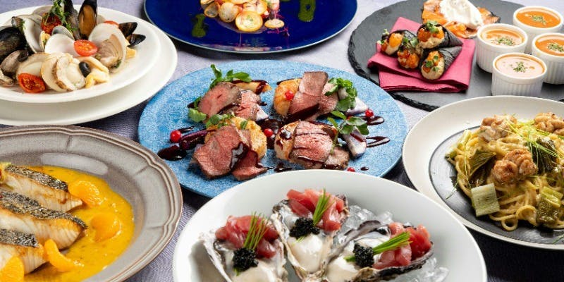 【プレミアムコース】特別な牡蠣×豊洲鮮魚×赤城牛 / 最上級を揃えた豪華全8品＋2.5時間飲み放題