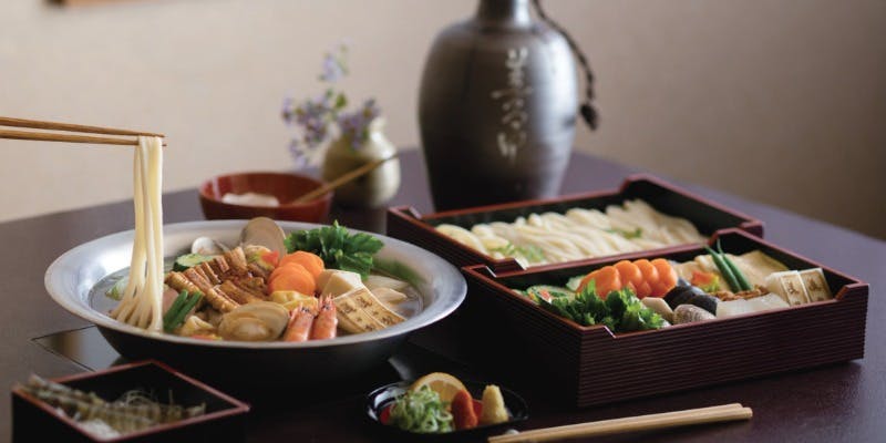 【一休限定】美々卯 うどんすきコース