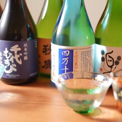 料理に合うお酒を多数取り揃え