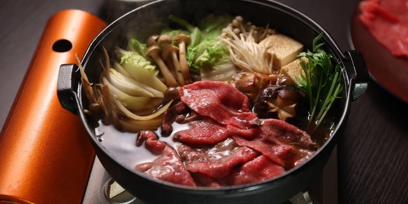 【スタンダードコース】神戸牛すき焼き～神戸牛お寿司と神戸牛炙り肉刺しコース～
