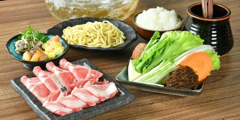 【ランチ限定】パイナップルあぐー豚レタしゃぶ　ランチコース