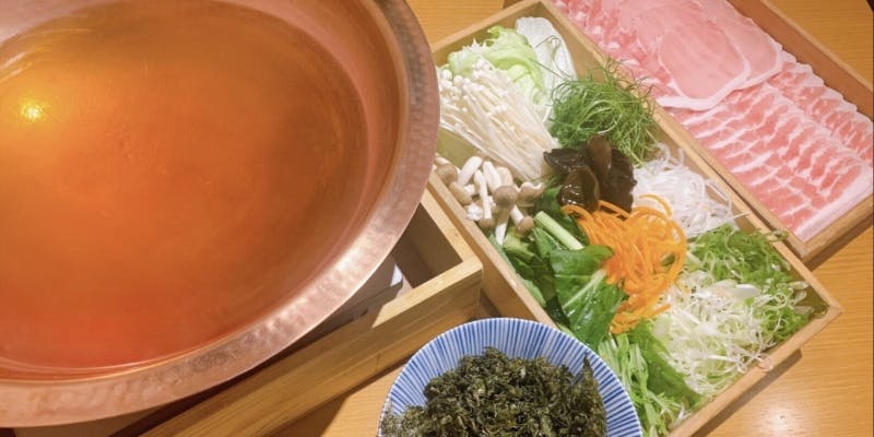 おかかの「定番」黒豚 出汁しゃぶコース【お料理のみ 全9品】（土日祝昼限定プラン）